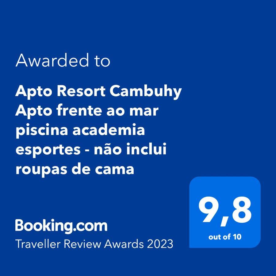 מטיניוס Apto Resort Cambuhy Frente Mar Piscina Academia מראה חיצוני תמונה
